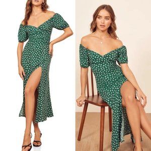 Reformation Matin Dress (Chive)